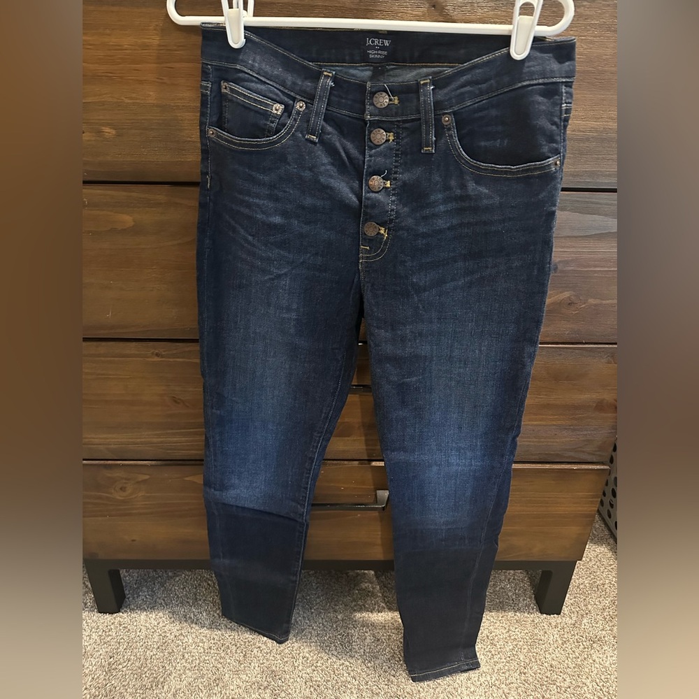 J. Crew Women's Dark Blue Skinny Jeans